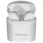 Наушники с микрофоном (гарнитура) DEFENDER TWINS 630, Bluetooth, беспроводные, белые, 63630 - 2
