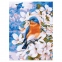 Картина по номерам 15х20 см, ЮНЛАНДИЯ "Птица в цветущем саду", на холсте, акрил, кисти, 662506 - 2