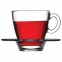 Набор кофейный на 6 персон (6 чашек объемом 72 мл, 6 блюдец), стекло, "Aqua", PASABAHCE, 95756 - 2