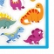 Наклейки обучающие тематические из EVA "Динозавры", 20х40 см, многоразовые, ЮНЛАНДИЯ, 663772 - 3