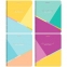 Тетрадь А5 80 л. BRAUBERG, гребень, клетка, обложка картон, "Multicolor" (микс в спайке), 404416 - 1