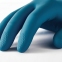 Перчатки латексно-неопреновые MANIPULA "Союз", хлопчатобумажное напыление, размер 9-9,5 ( L), синие/желтые, LN-F-05 - 1