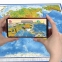 Карта мира физическая 101х66 см, 1:29М, с ламинацией, интерактивная, европодвес, BRAUBERG, 112377 - 3