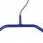Вешалки-плечики, размер 46-48, КОМПЛЕКТ 3 шт., металл/ПВХ, крючки для юбок и бретелей, цвет синий, BRABIX "Стандарт", 601167 - 7
