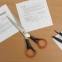 Ножницы STAFF "Basic" 200 мм, ручки под янтарь, ПВХ чехол с европодвесом, 236938 - 6