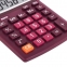 Калькулятор настольный STAFF STF-1808-WR, КОМПАКТНЫЙ (140х105 мм), 8 разрядов, двойное питание, БОРДОВЫЙ, 250467 - 7