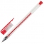 Ручка гелевая STAFF "Basic" GP-789, КРАСНАЯ, корпус прозрачный, хромированные детали, узел 0,5 мм, 142790 - 1
