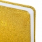 Ежедневник датированный 2023 А5 138x213 мм BRAUBERG "Sparkle", под кожу, блестки, золотистый, 114110 - 4