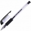 Ручки гелевые с грипом BRAUBERG "EXTRA GT", ЧЕРНЫЕ, НАБОР 4 штуки, стандартный наконечник 0,5 мм, линия 0,35 мм, 143924 - 1