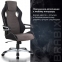Кресло компьютерное BRABIX "Techno GM-002", ткань, черное/серое, вставки белые, 531815 - 10