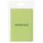 Обложка для паспорта STAFF, мягкий полиуретан, "ПАСПОРТ", салатовая, 237607 - 5