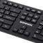Клавиатура проводная SONNEN KB-8280, USB, 104 плоские клавиши, черная, 513510 - 5