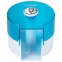 Диспенсер для бытовой туалетной бумаги LAIMA, КРУГЛЫЙ, тонированный голубой, 605045 - 2