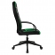 Кресло компьютерное BRABIX "Alpha GM-018", ткань/экокожа, черное/зеленое, 532639, GM-018_532639 - 1