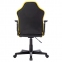 Кресло компьютерное BRABIX "Shark GM-203", экокожа, черное/желтое, 532514 - 3