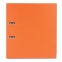 Папка-регистратор BRAUBERG с покрытием из ПВХ, 80 мм, с уголком, оранжевая (удвоенный срок службы), 227199 - 1