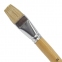 Кисть ПИФАГОР, ЩЕТИНА, плоская, № 24, деревянная лакированная ручка, пакет с подвесом, 200881 - 2