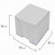 Блок для записей STAFF в подставке прозрачной, куб 9х9х9 см, белый, белизна 70-80%, 129202 - 4