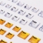 Стразы самоклеящиеся "Квадрат", 6-15 мм, 80 шт., цвет золотой/серебристый, на подложке, ОСТРОВ СОКРОВИЩ, 661394 - 2