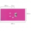 Папка-регистратор BRAUBERG "EXTRA", 75 мм, розовая, двустороннее покрытие пластик, металлический уголок, 228575 - 7