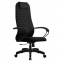 Кресло офисное МЕТТА "SU-B-10" пластик, ткань-сетка, сиденье и спинка мягкие, черное - 8