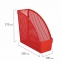 Лоток вертикальный для бумаг STAFF "Profit", 270х100х250 мм, сетчатый, полипропилен, красный, 237251 - 4