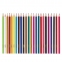 Карандаши цветные ПИФАГОР "ЛЕСНЫЕ ЖИТЕЛИ", 24 цвета, пластиковые, классические, заточенные, 181336 - 1