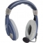 Наушники с микрофоном (гарнитура) DEFENDER Gryphon HN-750, проводная, 2 м, синяя, 63748 - 2