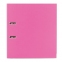 Папка-регистратор BRAUBERG с покрытием из ПВХ, 80 мм, с уголком, розовая (удвоенный срок службы), 227195 - 1