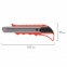 Нож канцелярский 18 мм STAFF "Profit", усиленный, металлические направляющие, автофиксатор, ассорти, 237083 - 9