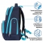 Рюкзак BRAUBERG CLASSIC, легкий каркас, премиум материал, Speed, синий, 37х32х21 см, 270088 - 3