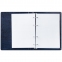 Тетрадь на кольцах А5 (140х205 мм), 90 л., обложка ПВХ, клетка, ДПС, синяя, 2419-101 - 2