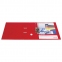 Папка-регистратор ESSELTE "VIVIDA Plus", А4+, с двухсторонним покрытием из пластика, 80 мм, красная, 81183 - 1