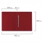 Папка с металлическим скоросшивателем BRAUBERG стандарт, красная, до 100 листов, 0,6 мм, 221632 - 7