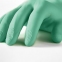 Перчатки латексные MANIPULA "Контакт", хлопчатобумажное напыление, размер 10-10,5 (XL), зеленые, L-F-02 - 1