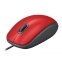Мышь проводная LOGITECH M110,USB, 2 кнопки+1 колесо-кнопка, оптическая, красная, 910-005489 - 2