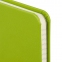 Блокнот А5 148x218 мм, BRAUBERG Metropolis X, под кожу, 80 л., резинка, клетка, светло-зеленый, 111033 - 2
