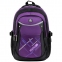 Рюкзак BRAUBERG HIGH SCHOOL универсальный, 3 отделения, "Мамба", черный/фиолетовый, 46х31х18 см, 225525 - 1