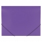 Папка на резинках BRAUBERG "Office", фиолетовая, до 300 листов, 500 мкм, 228081 - 1