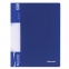 Папка 10 вкладышей BRAUBERG стандарт, синяя, 0,5 мм, 221591 - 1