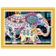 Картина стразами (алмазная мозаика) сияющая 40х50 см, ОСТРОВ СОКРОВИЩ "Индийские слоны", без подрамника, 662452 - 1