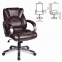 Кресло офисное BRABIX "Eldorado EX-504", экокожа, коричневое, 530875 - 1