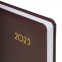 Ежедневник датированный 2023 А5 138x213 мм BRAUBERG "Select", балакрон, коричневый, 114059 - 4