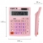 Калькулятор настольный STAFF STF-1808-PK, КОМПАКТНЫЙ (140х105 мм), 8 разрядов, двойное питание, РОЗОВЫЙ, 250468 - 2