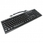 Клавиатура проводная с хабом USB, SVEN Standard 304, USB, 104 клавиши, черная, SV-03100304UB - 1