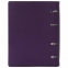 Тетрадь на кольцах А5 (180х220 мм), 120 листов, под кожу, клетка, BRAUBERG "Joy", фиолетовый/светло-фиолетовый, 129989 - 7
