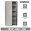Шкаф металлический для документов BRABIX "KBS-10", 1803х880х390 мм, 77 кг, 2 отделения, сварной, 291159 - 6