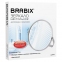 Зеркало настольное BRABIX, круглое, диаметр 17 см, двустороннее, с увеличением, рамка из нержавеющей стали, 607421 - 6