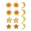 Наклейки из EVA "Звезды", 12 шт., желтые, ОСТРОВ СОКРОВИЩ, 661454 - 2