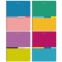 Тетрадь А5 80 л. BRAUBERG, гребень, клетка, обложка картон, "Color" (микс в спайке), 404413 - 1